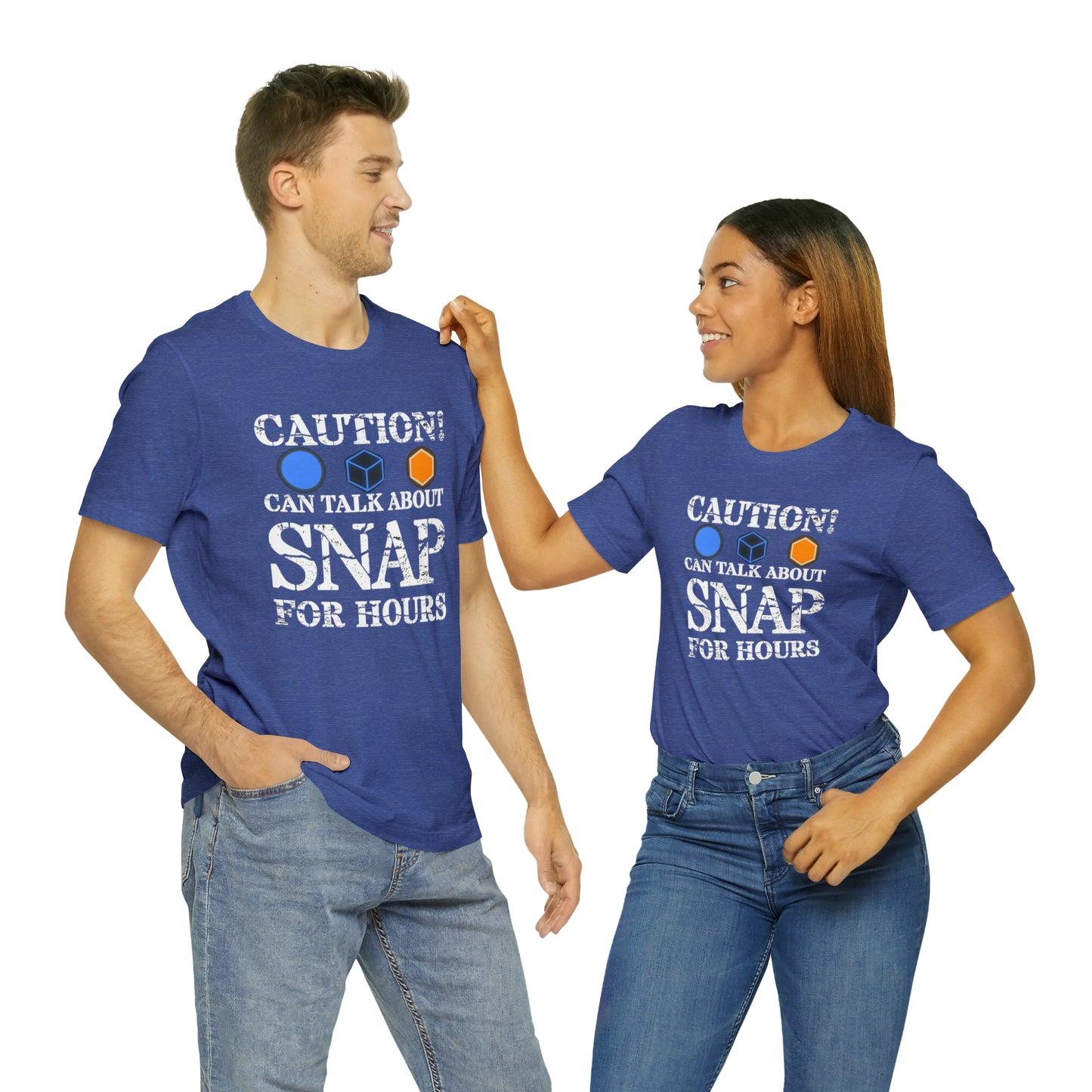 "Caution Can Snap All Day" Unisex Jersey Short Sleeve Tee