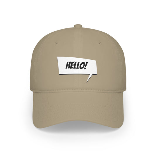 "hello!" Marvel Snap Low Profile Baseball Cap