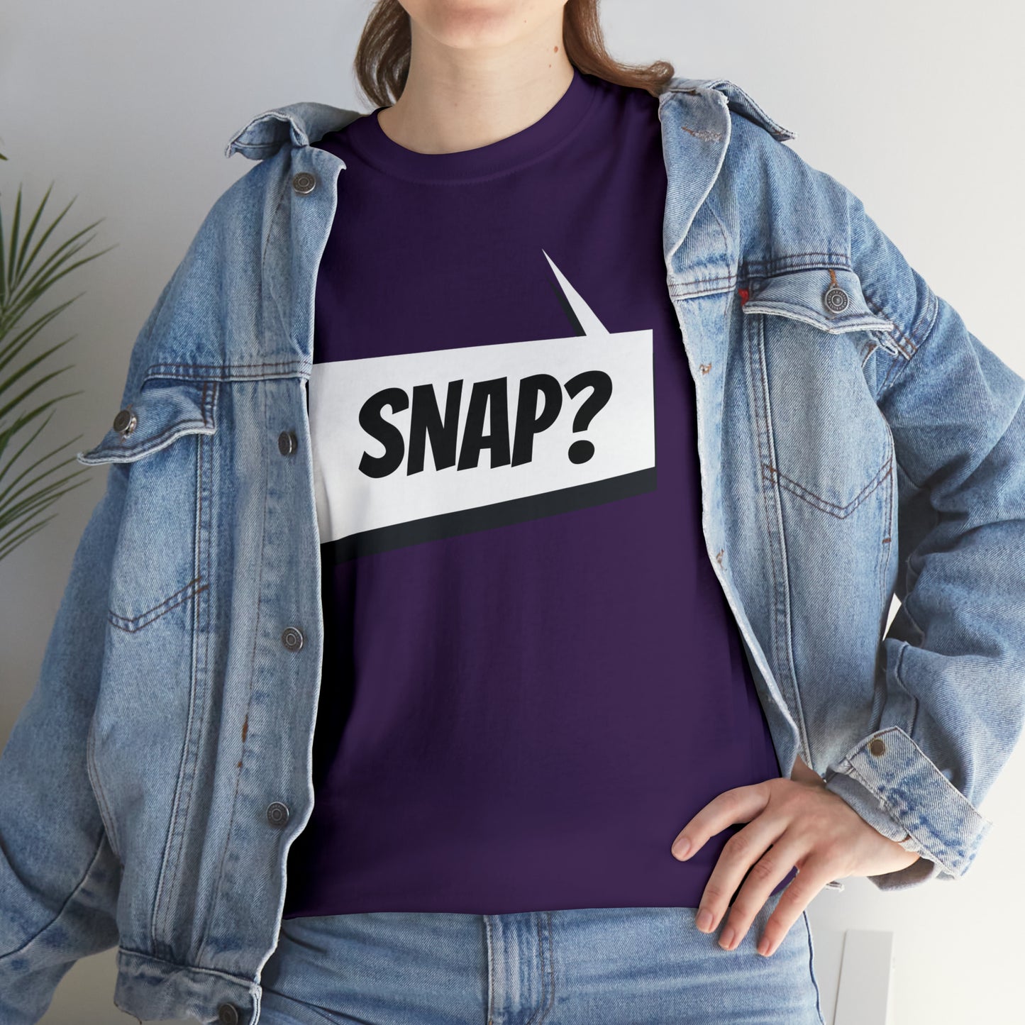 "Snap?" Marvel Snap inspired Unisex Heavy Cotton Tee