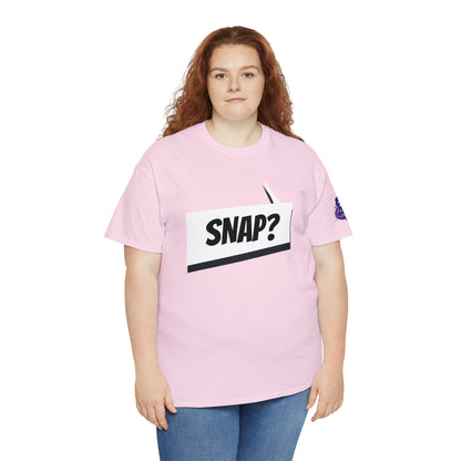 "Snap?" Marvel Snap inspired Unisex Heavy Cotton Tee