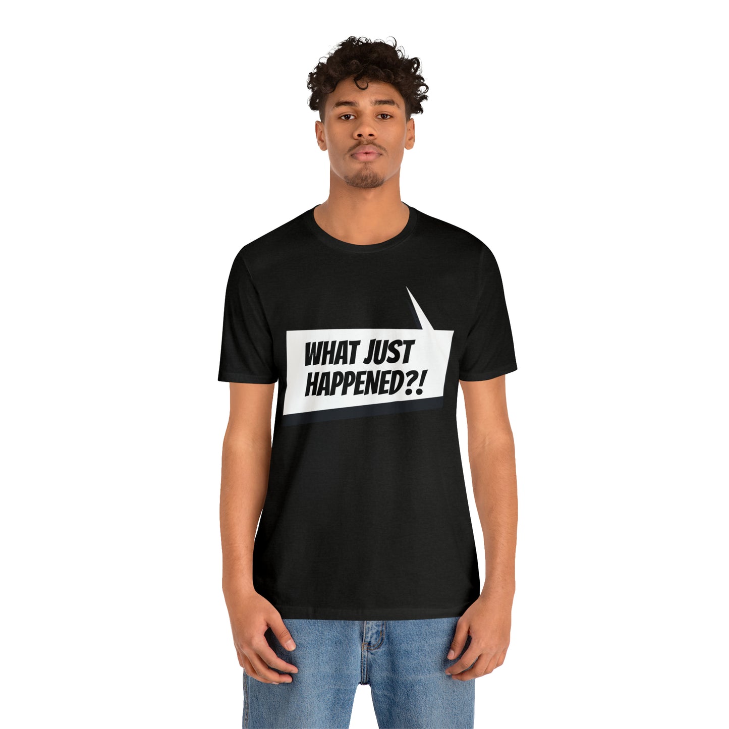 "what just happened?" Marvel Snap Unisex Jersey Short Sleeve Tee