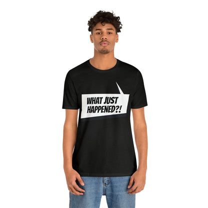 "what just happened?" Marvel Snap Unisex Jersey Short Sleeve Tee