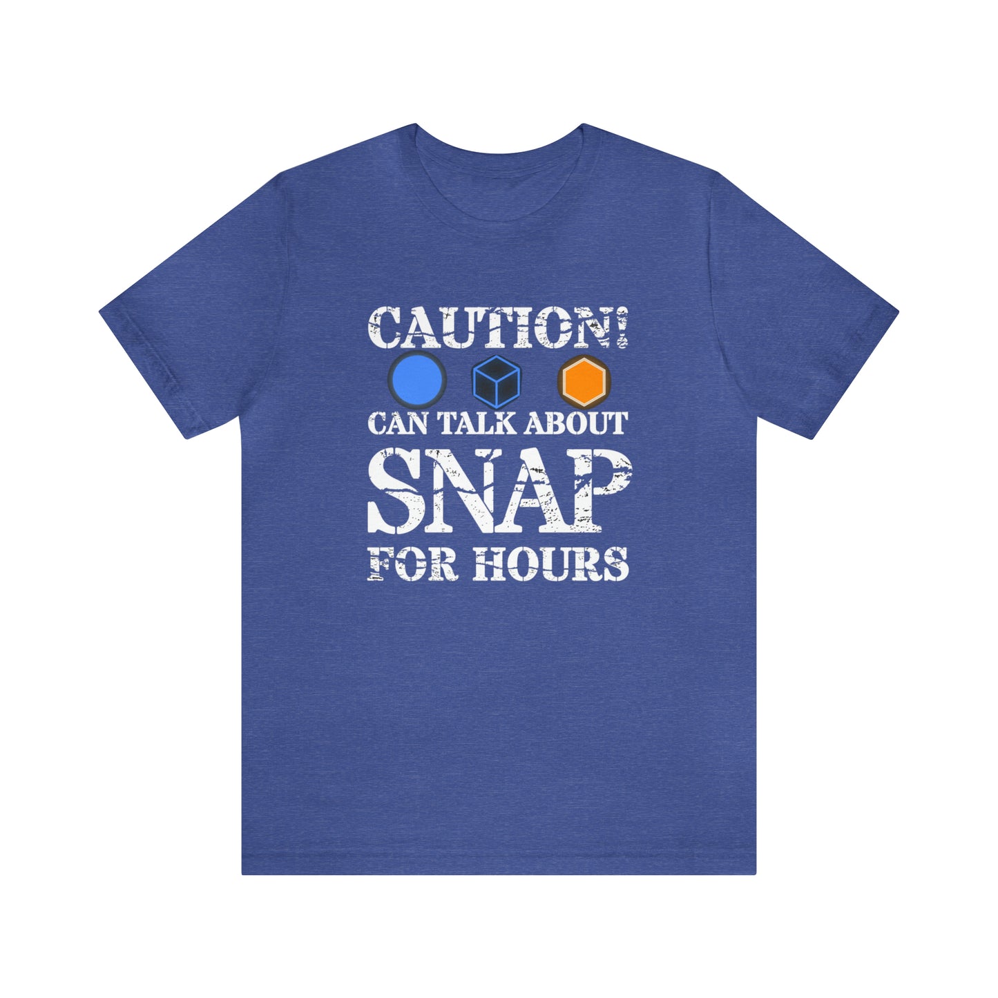 "Caution Can Snap All Day" Unisex Jersey Short Sleeve Tee