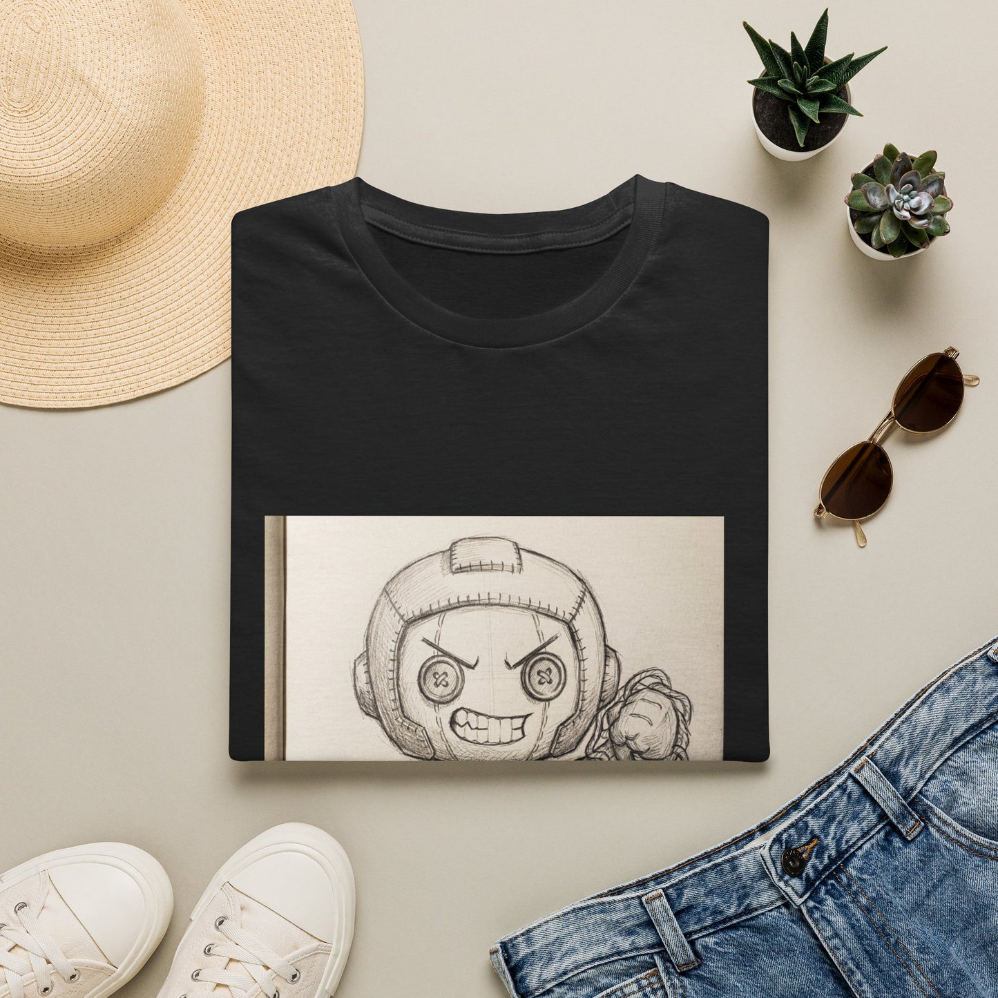 Plushie Kang — Variant Armor Tee (Pencil Sketch)