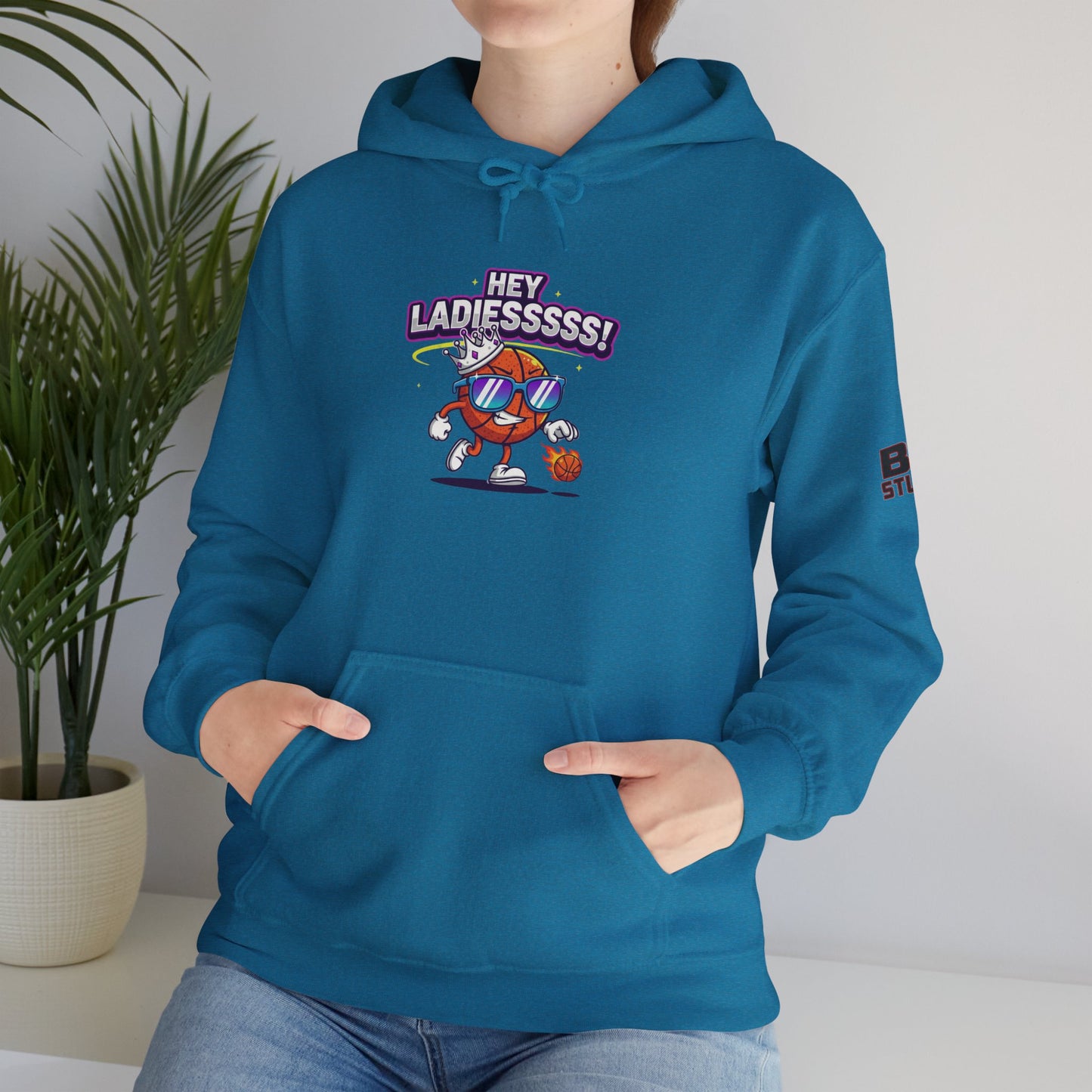 Hey Ladies Crown Hoodie (Mult Colors)