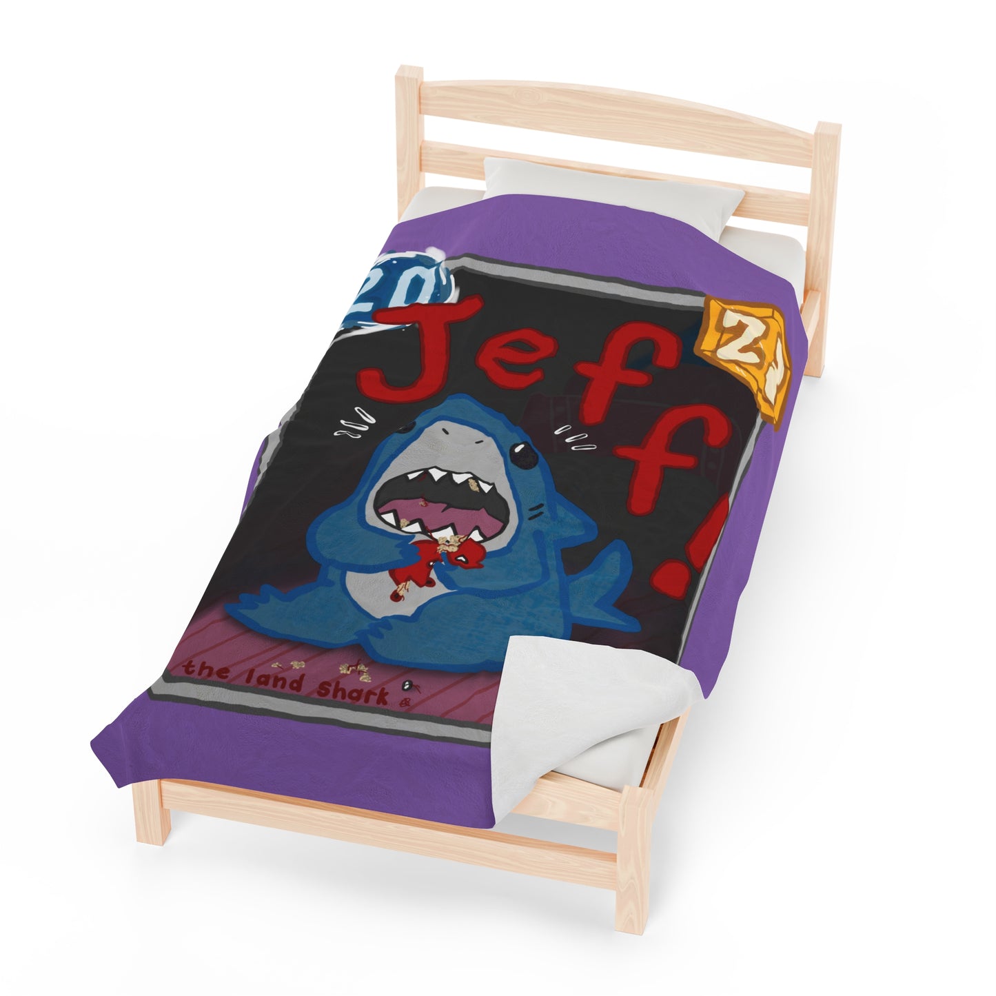 2023 Snapcon "Jeff Closet Variant" Marvel Snap Velveteen Plush Blanket