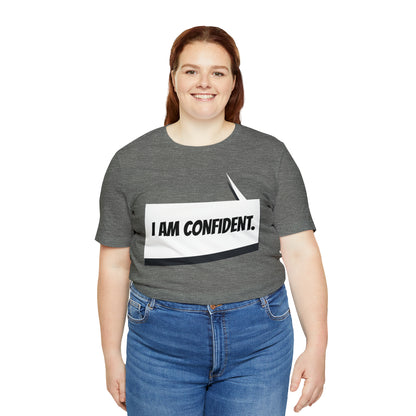 "I am confident" Marvel Snap Unisex Jersey Short Sleeve Tee