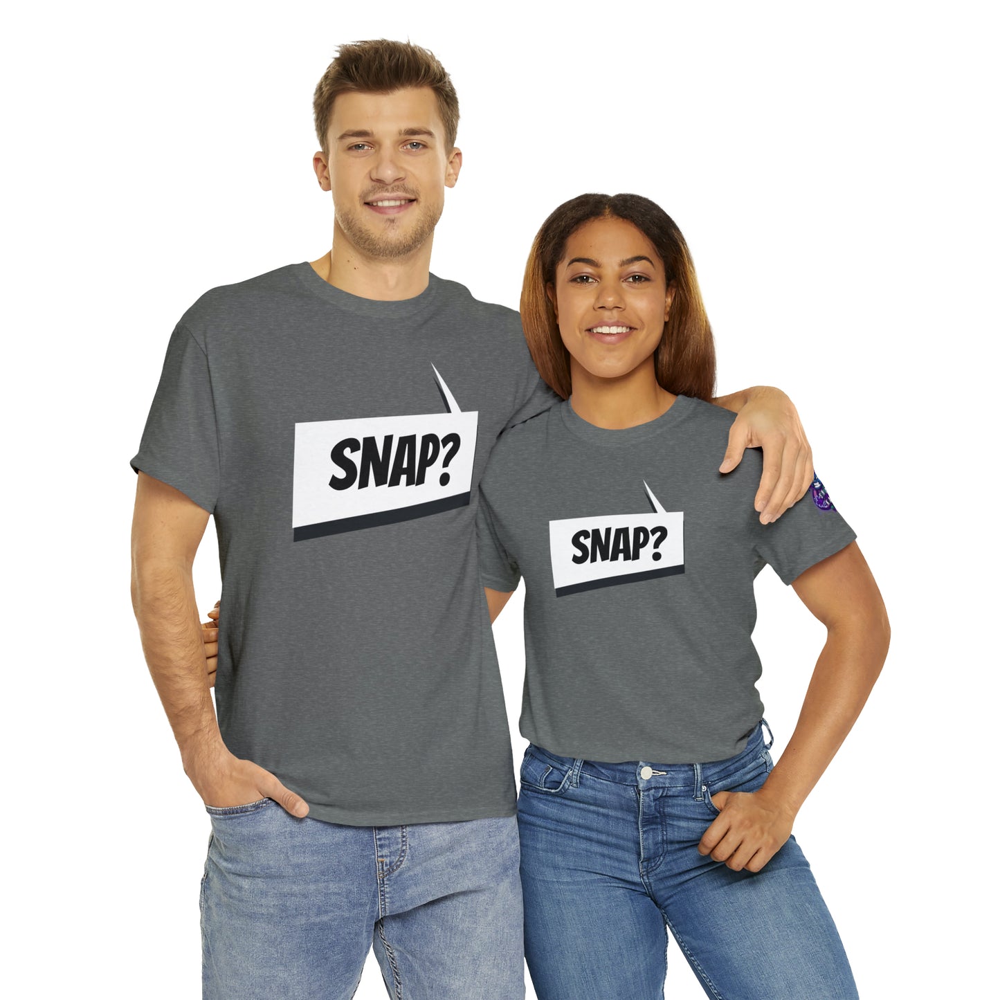 "Snap?" Marvel Snap inspired Unisex Heavy Cotton Tee