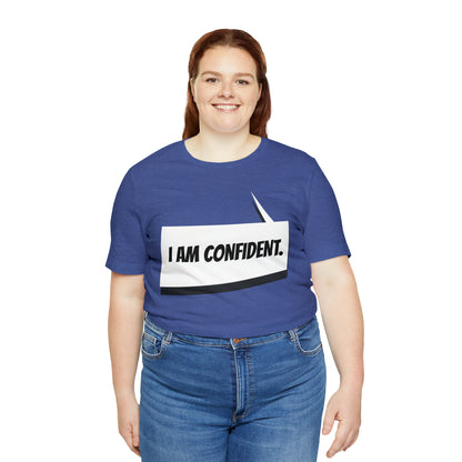 "I am confident" Marvel Snap Unisex Jersey Short Sleeve Tee