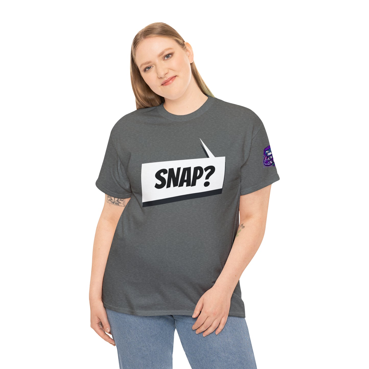 "Snap?" Marvel Snap inspired Unisex Heavy Cotton Tee