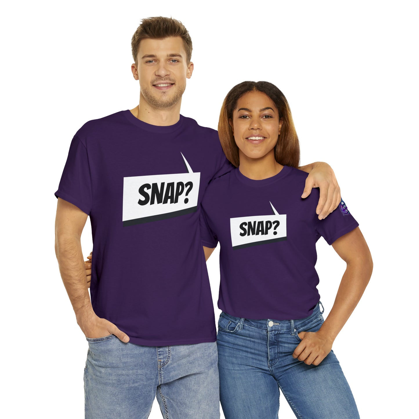 "Snap?" Marvel Snap inspired Unisex Heavy Cotton Tee