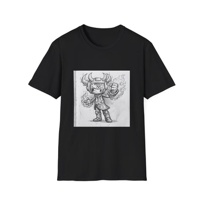 Cyber Kang — Variant Armor Tee (Pencil Sketch)