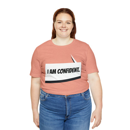 "I am confident" Marvel Snap Unisex Jersey Short Sleeve Tee