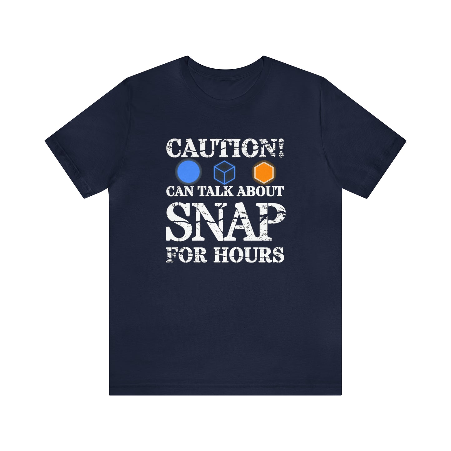 "Caution Can Snap All Day" Unisex Jersey Short Sleeve Tee